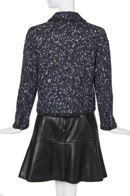 Lot 3 - A Chanel speckled wool jacket and matching waistcoat, Autumn-Winter 2001-02