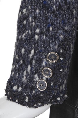 Lot 3 - A Chanel speckled wool jacket and matching waistcoat, Autumn-Winter 2001-02