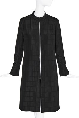 Lot 6 - A Chanel black faille evening coat, Autumn-Winter 2000-01