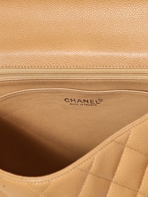 Lot 7 - A Chanel caramel caviar leather Kelly bag, 2000-2002
