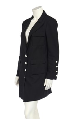 Lot 36 - A Chanel black wool single-breasted jacket, Spring-Summer 2007