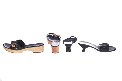 Lot 49 - Four pairs of Chanel shoes, early 2000s