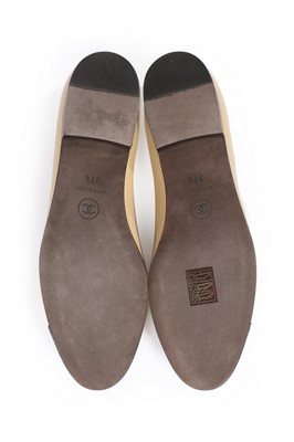 Lot 3 - Three pairs of Chanel pumps, modern, stamped...