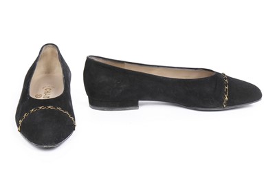 Lot 3 - Three pairs of Chanel pumps, modern, stamped...