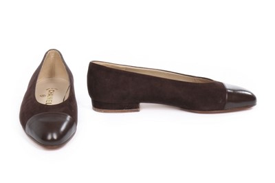 Lot 3 - Three pairs of Chanel pumps, modern, stamped...