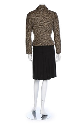 Lot 30 - A Chanel golden tweed jacket, modern, labelled,...