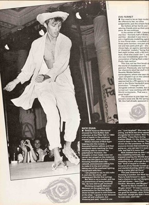 Lot 241 - Nick Egan's Westwood/McLaren bespoke suit, 'Nostalgia of Mud' (Buffalo) collection, Autumn-Winter 1982-83