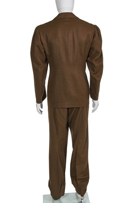 Lot 241 - Nick Egan's Westwood/McLaren bespoke suit, 'Nostalgia of Mud' (Buffalo) collection, Autumn-Winter 1982-83