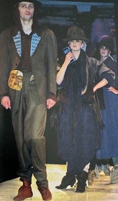 Lot 241 - Nick Egan's Westwood/McLaren bespoke suit, 'Nostalgia of Mud' (Buffalo) collection, Autumn-Winter 1982-83