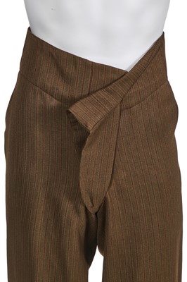 Lot 241 - Nick Egan's Westwood/McLaren bespoke suit, 'Nostalgia of Mud' (Buffalo) collection, Autumn-Winter 1982-83