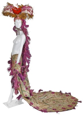 Lot 89 - An Erté sequinned ensemble for 'Les Fleurs du Mal', 1930s