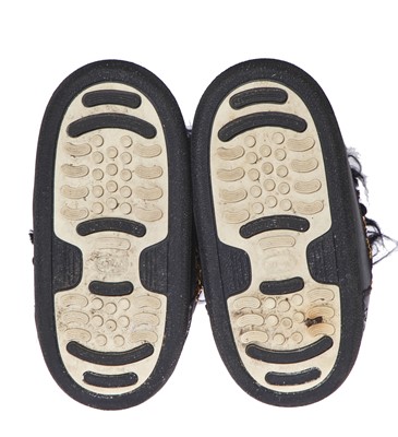 Lot 8 - A pair of Chanel chain-festooned moon boots, Autumn-Winter 1993-94