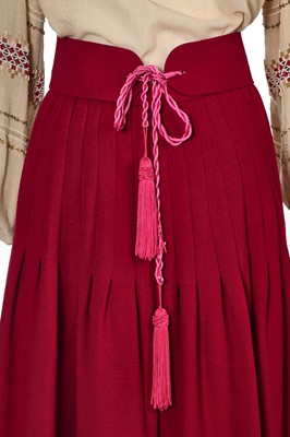 Lot 185 - An Yves Saint Laurent couture embroidered blouse, 'Ballets Russes' collection, Autumn-Winter 1976-77