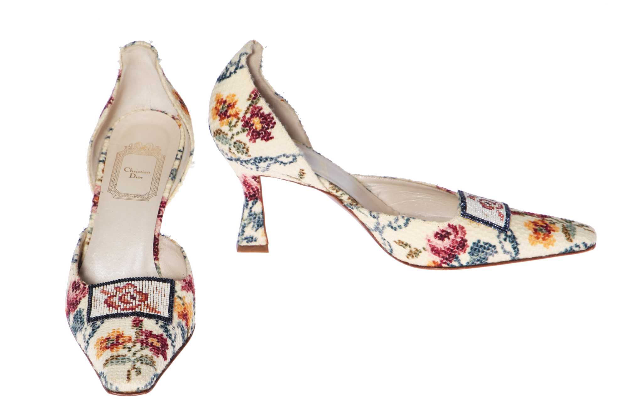 Lot 42 - Christian Dior by John Galliano evening shoes,