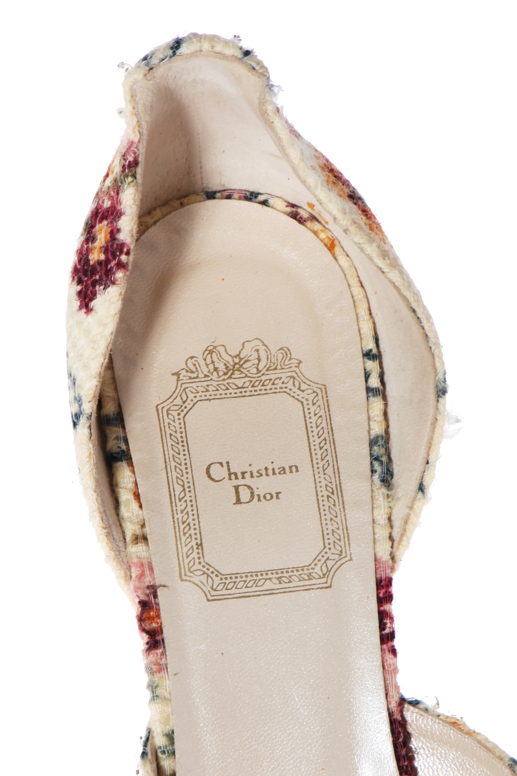 Lot 42 - Christian Dior by John Galliano evening shoes,