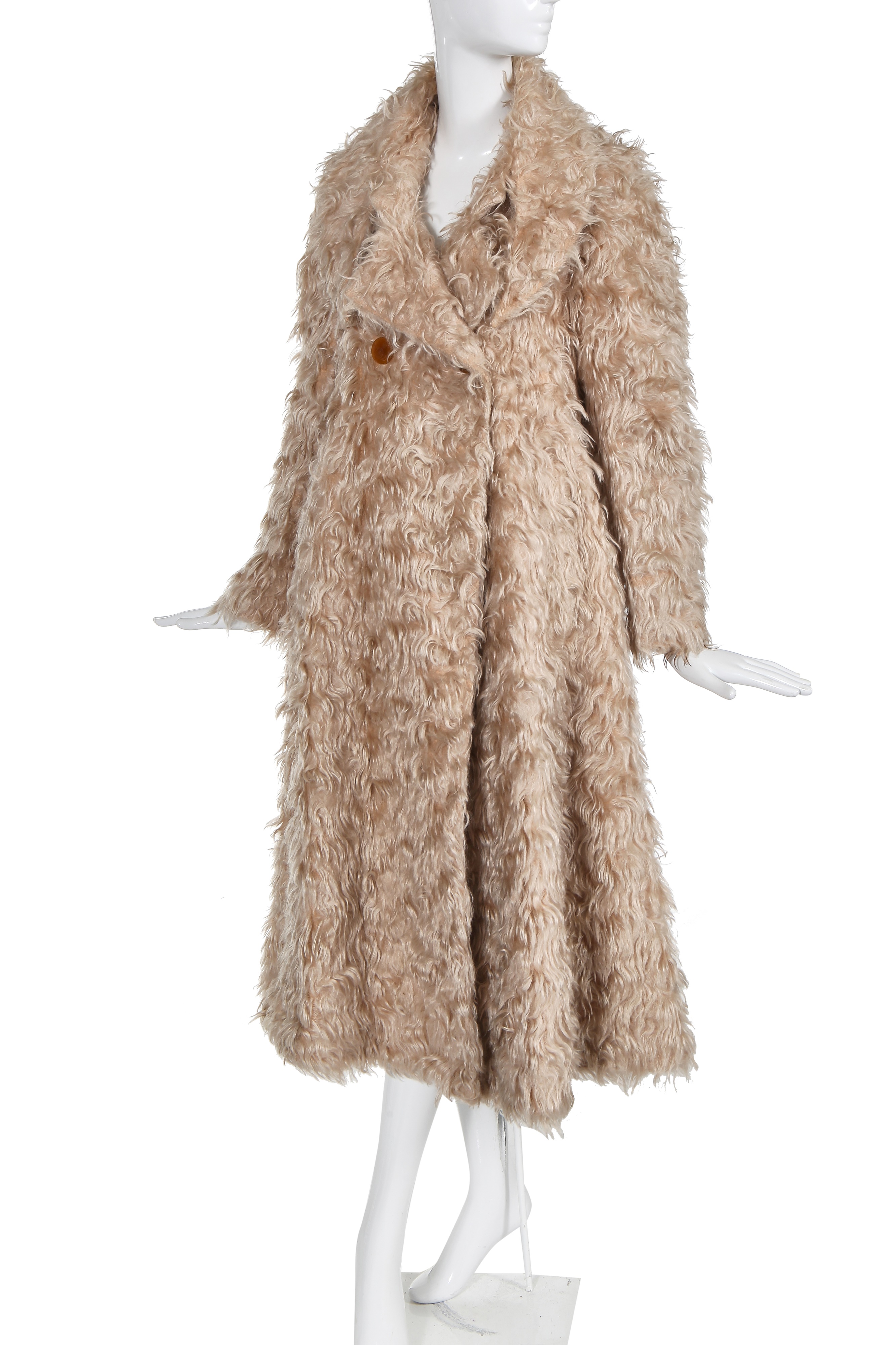 Lot 259 - A Vivienne Westwood faux fur coat, 'Portrait'