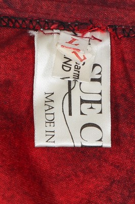 Lot 224 - A Sue Clowes 'Hobo' print shirt, 'Culture Club' collection, 1980-83