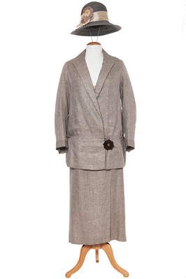 Lot 42 - Penelope Wilton's costume as Isobel Crawley in the TV series 'Downton Abbey', 2013