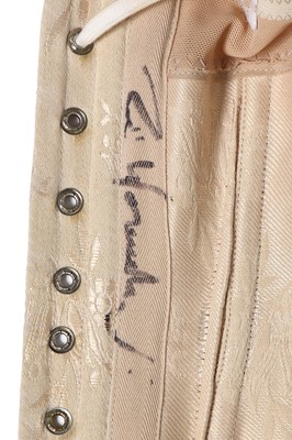 Lot 71 - Zoë Wanamaker: corset worn as Dorinda for the TV production of the play 'The Beaux' Stratagem', aired 2nd April 1978