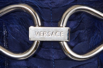 Lot 41 - A Versace blue fox fur coat, Autumn-Winter 2006-07