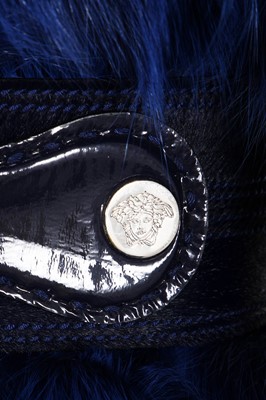 Lot 41 - A Versace blue fox fur coat, Autumn-Winter 2006-07