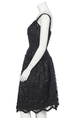 Lot 325 - A Jacques Griffe black lace cocktail dress, late 1950s