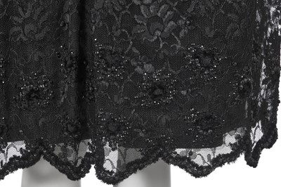 Lot 325 - A Jacques Griffe black lace cocktail dress, late 1950s