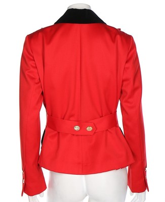 Lot 32 - A Vivienne Westwood caraco inspired striped...
