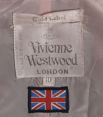 Lot 32 - A Vivienne Westwood caraco inspired striped...
