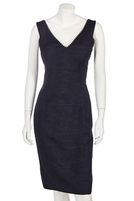 Lot 71 - A John Galliano black linen summer ensemble, 2000 pre collection