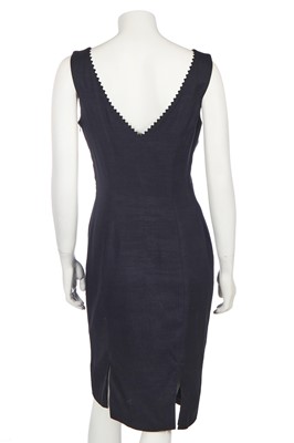 Lot 71 - A John Galliano black linen summer ensemble, 2000 pre collection