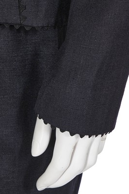 Lot 71 - A John Galliano black linen summer ensemble, 2000 pre collection