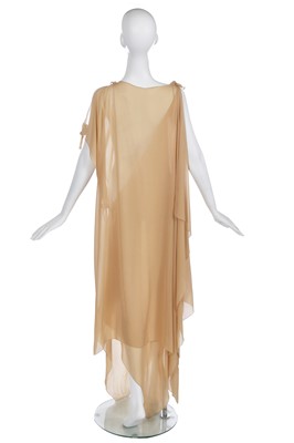 Lot 311 - A Jeanne Lanvin brown lace cocktail dress, late 1960s and others