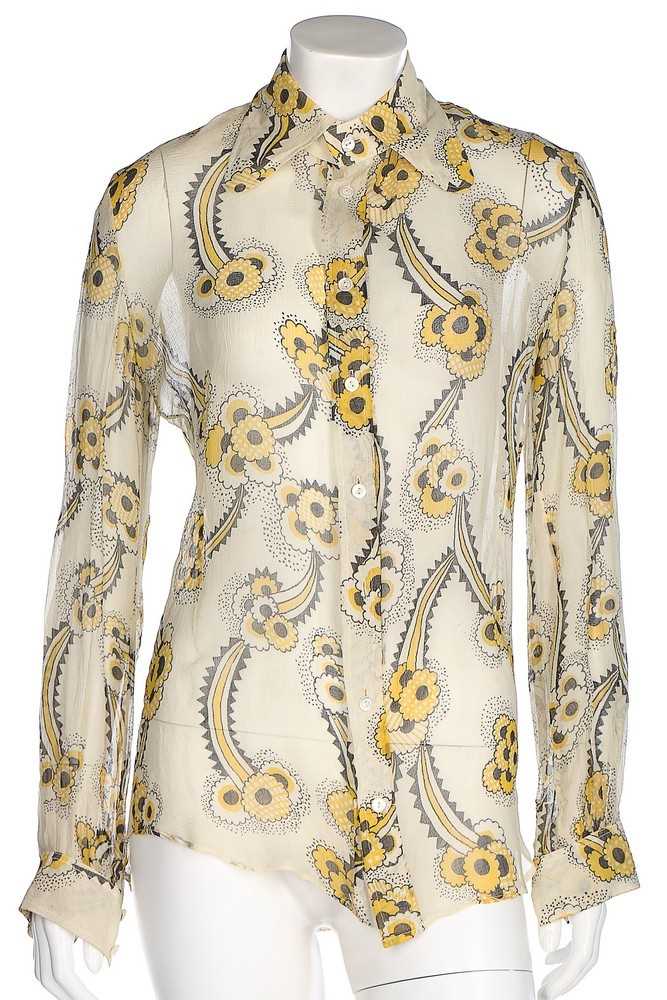 Lot 33 - Two Ossie Clark/Celia Birtwell shirts, circa...