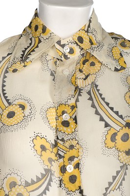 Lot 33 - Two Ossie Clark/Celia Birtwell shirts, circa...