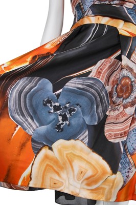 Lot 70 - A Christian Dior by John Galliano malachite print silk dress, 2007