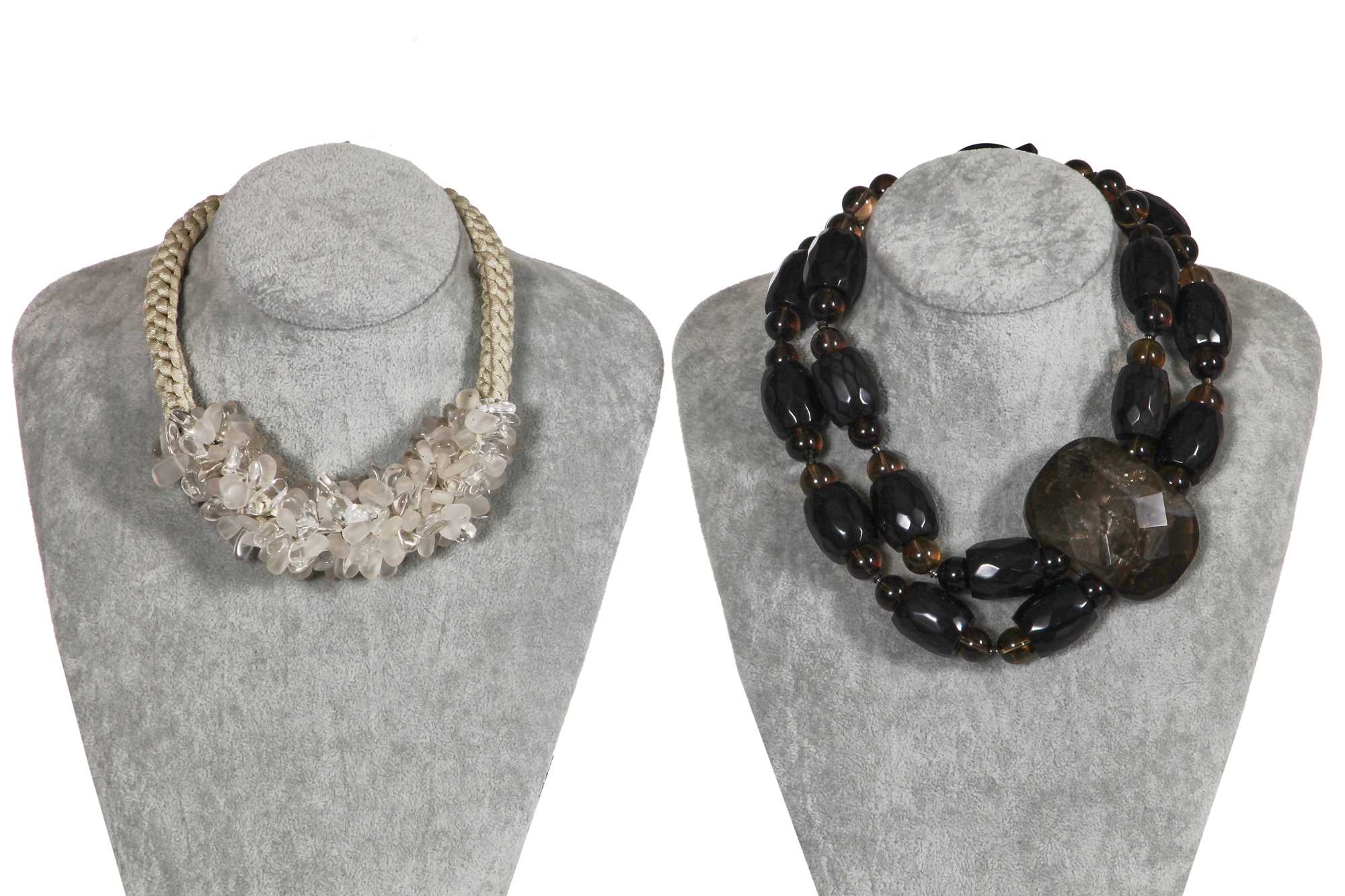 Lot 46 - Four Armani necklaces, modern