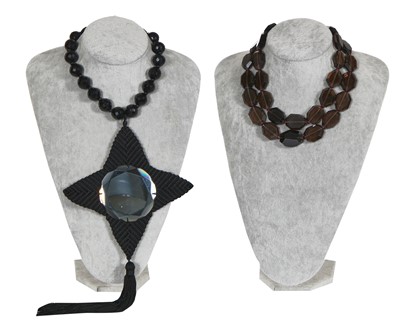Lot 46 - Four Armani necklaces, modern