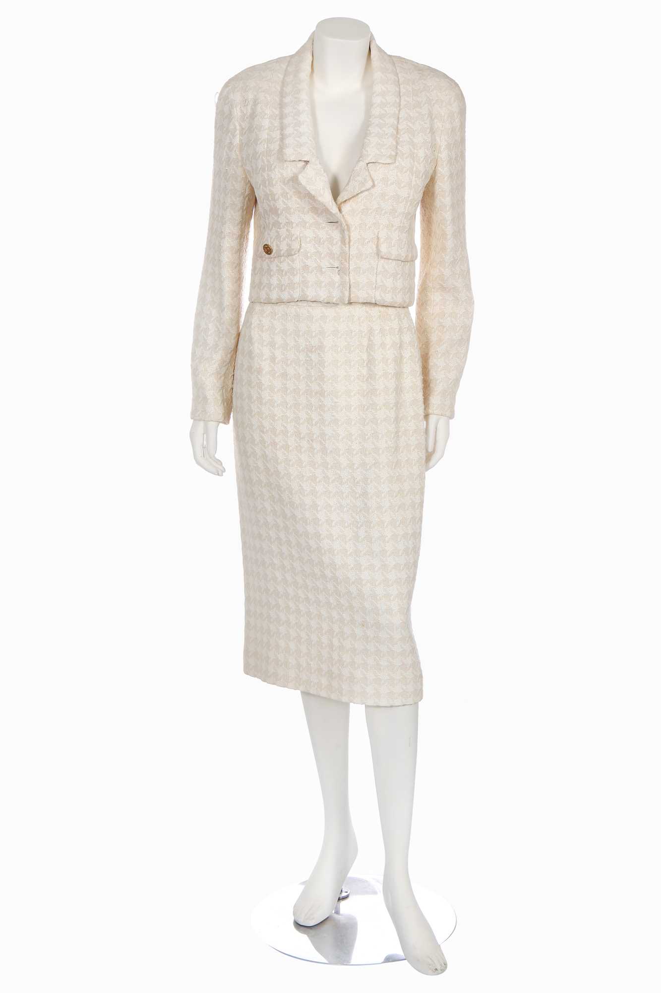 Lot 6 - Two Chanel summer suits, 1990s