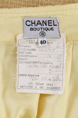 Lot 6 - Two Chanel summer suits, 1990s