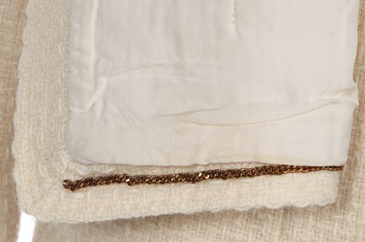 Lot 2 - A Chanel ivory bouclé wool jacket, 1980s