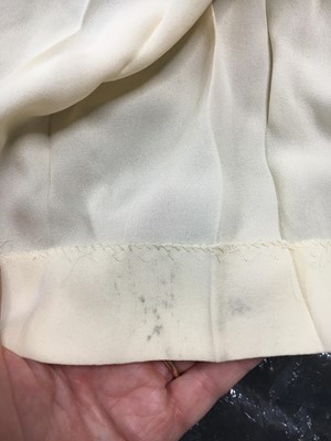 Lot 8 - A Chanel ivory crêpe dress, late 1980s
