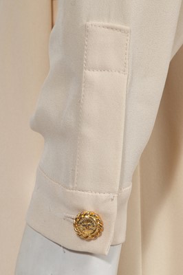 Lot 8 - A Chanel ivory crêpe dress, late 1980s