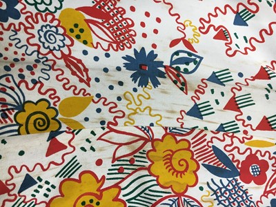 Lot 275 - An Ossie Clark/Celia Birtwell for Radley printed satin dress, 1972