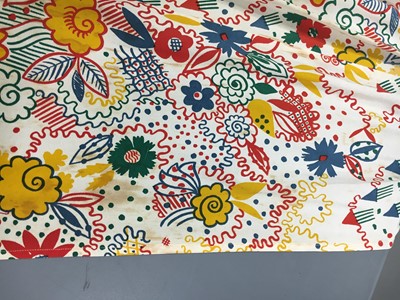 Lot 275 - An Ossie Clark/Celia Birtwell for Radley printed satin dress, 1972