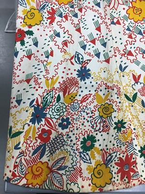 Lot 275 - An Ossie Clark/Celia Birtwell for Radley printed satin dress, 1972