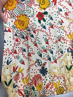 Lot 275 - An Ossie Clark/Celia Birtwell for Radley printed satin dress, 1972