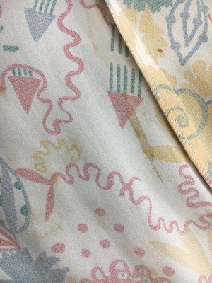 Lot 275 - An Ossie Clark/Celia Birtwell for Radley printed satin dress, 1972