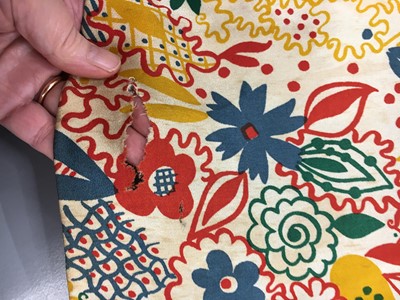 Lot 275 - An Ossie Clark/Celia Birtwell for Radley printed satin dress, 1972