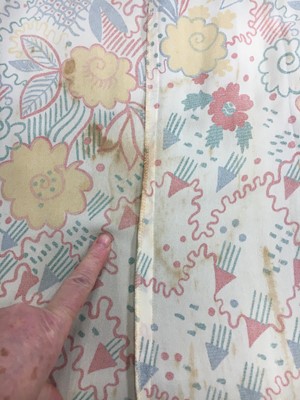 Lot 275 - An Ossie Clark/Celia Birtwell for Radley printed satin dress, 1972
